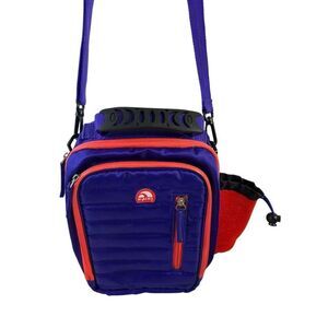 Igloo lunch bag purple pink‎ (some discoloration)